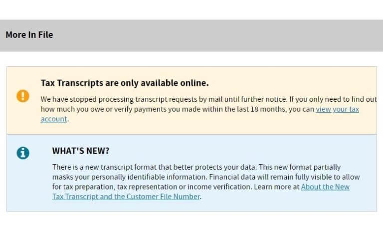 How To Print Your IRS Transcript Online