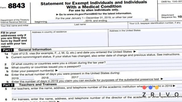 8843 form tax
