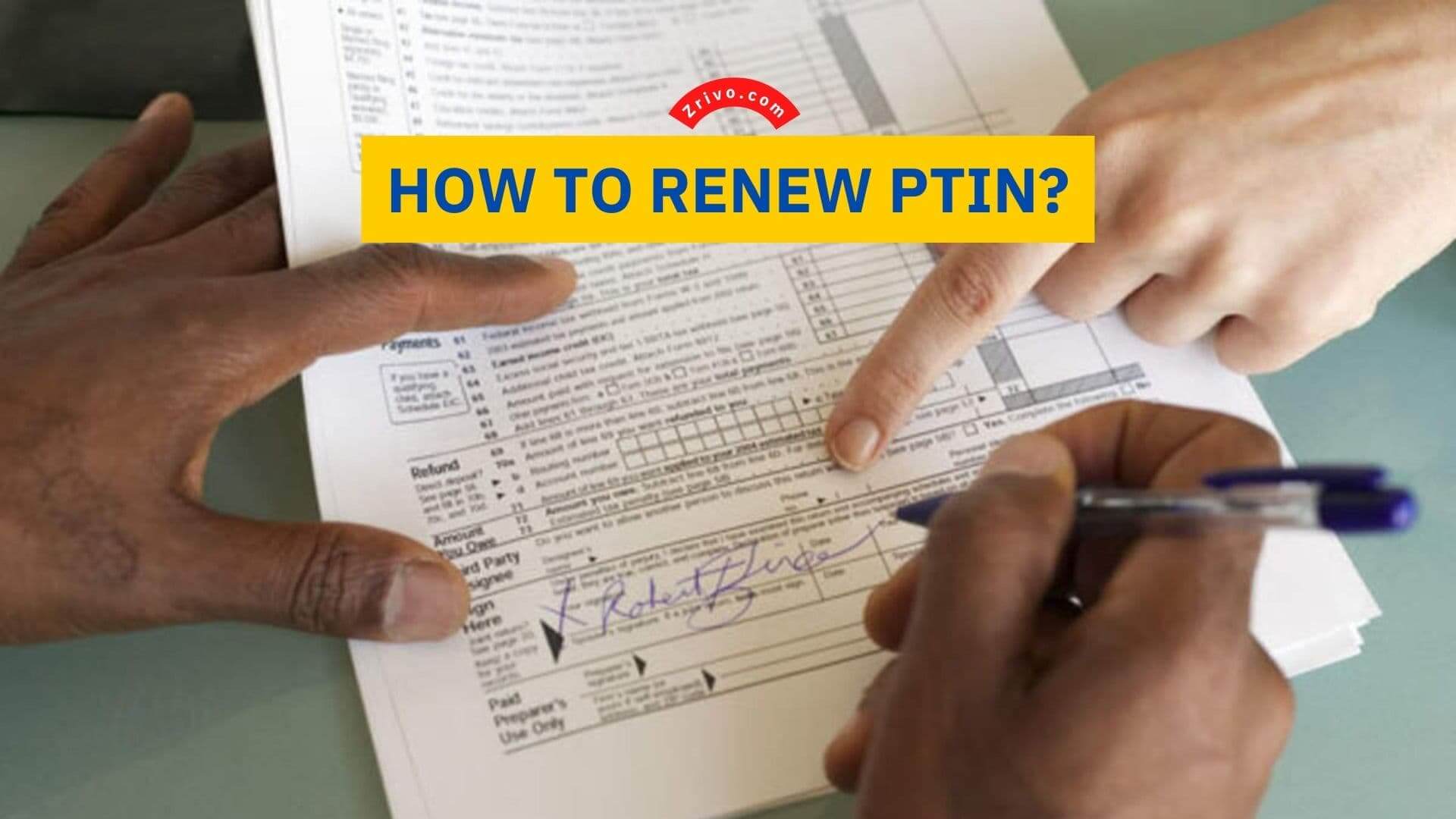 How to Renew PTIN? How-to-Renew-PTIN-Zrivo-Cover-1