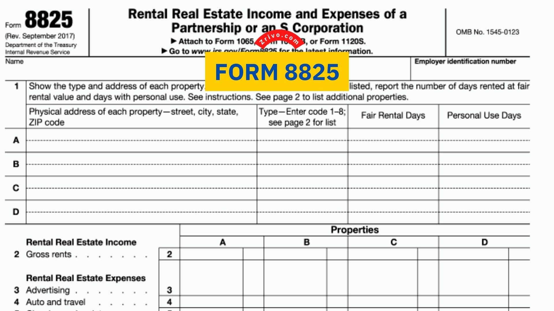 Form 8825 Form 8825
