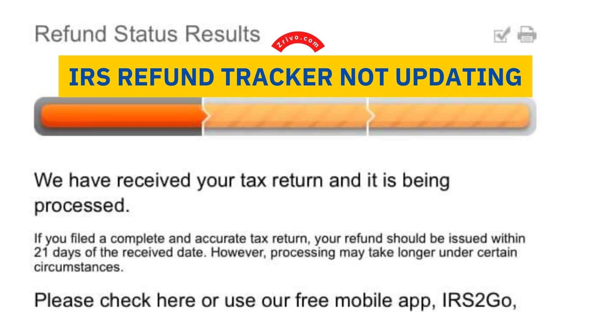 IRS Refund Tracker Not Updating IRS Refund Tracker Not Updating