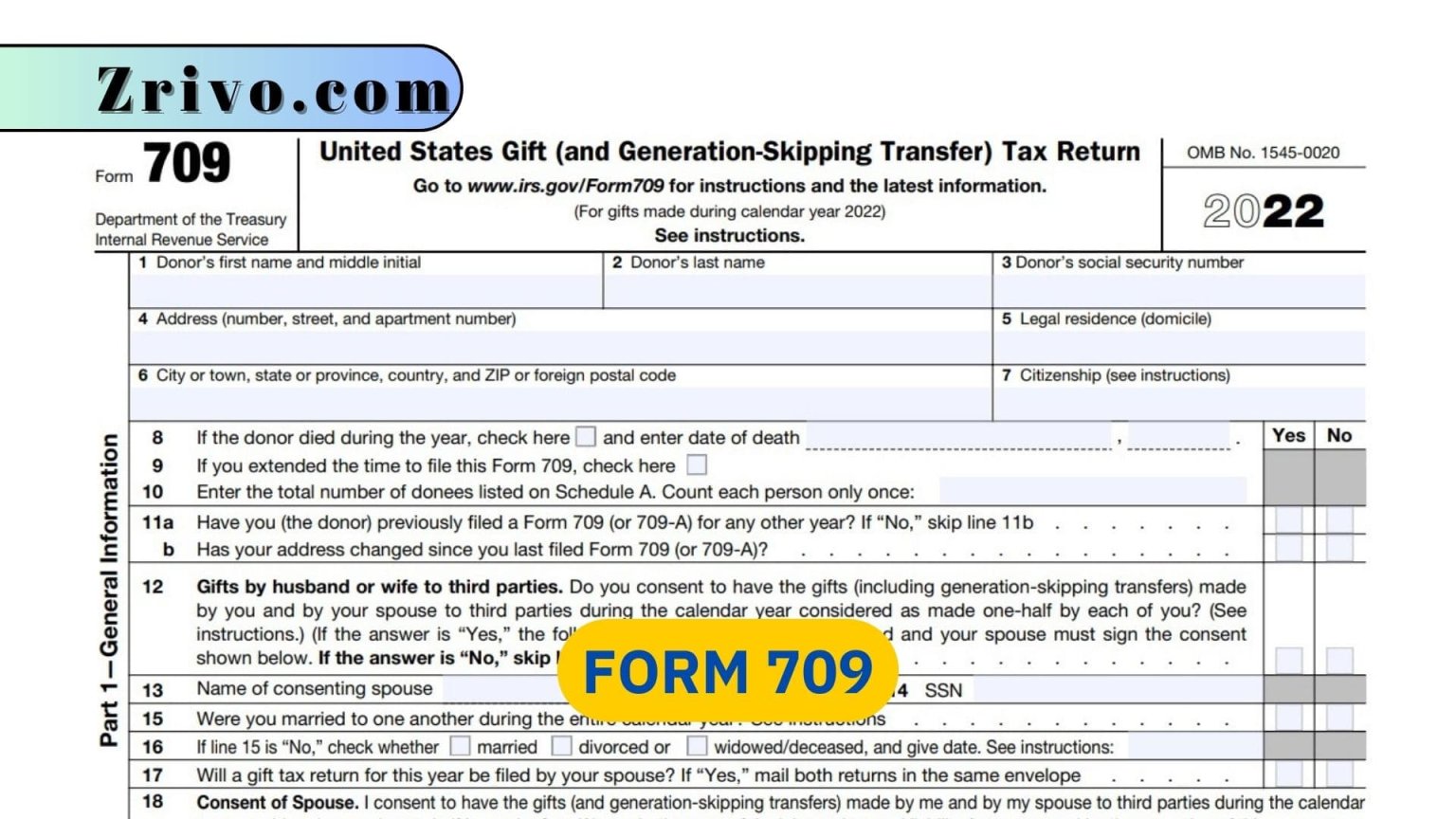 Form 709