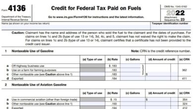 Form 4136 2025 - 2026