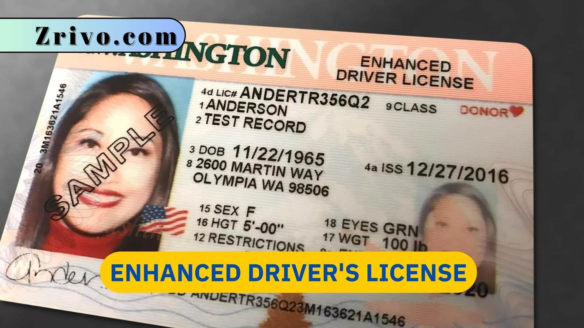 Enhanced Driver's License Enhanced Driver's License
