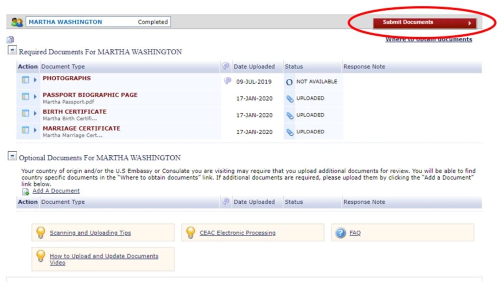 NVC Case Status 1 How Long Does It Take CEAC to Process Documents