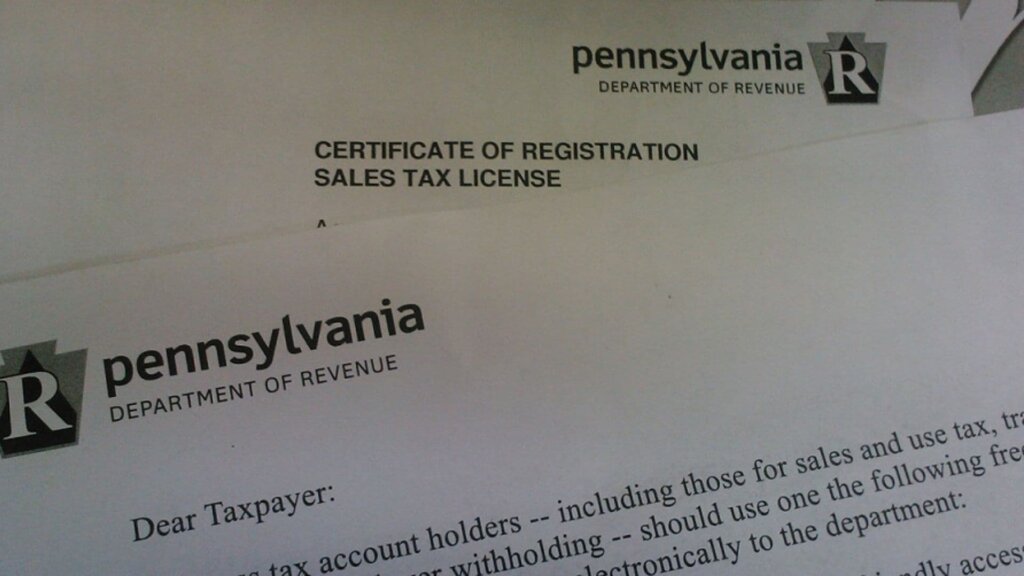 Pennsylvania Sales Tax Exemption Form 1 Pennsylvania Sales Tax Registration