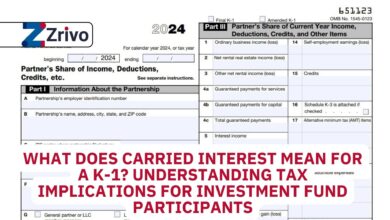 What Does Carried Interest Mean For A K-1? Understanding Tax ...
